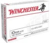 Winchester Ammo USA10MM USA  10mm Auto 180 gr Full Metal Jacket  FMJ  50 Bx  10 Cs