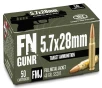 FN 10700032 GUNR SS201 5 7X28 40GR FMJ 50 10