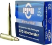 PPU PP2702 Standard Rifle  270 Win 150 gr Soft Point  SP  20 Bx  10 Cs