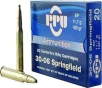 PPU PP30063 Standard Rifle  30-06 Springfield 180 gr Soft Point  SP  20 Bx  10 Cs