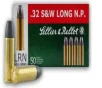 Sellier   Bellot SB32SWLA Handgun  32 S W Long 100 gr Lead Round Nose  LRN  50 Bx  30 Cs