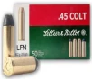 Sellier   Bellot SB45D Handgun  45 Colt  LC  250 gr Lead Flat Nose  LFN  50 Bx  12 Cs