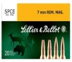 Sellier   Bellot SB7A Rifle  7mm Rem Mag 173 gr Soft Point Cut-Through Edge  SPCE  20 Bx  20 Cs
