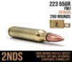 223 - 55GR - FMJ - REMAN - CASE - 250 - 2NDS