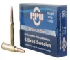 PPU PP6SWF Metric Rifle 6 5  55 Swedish 139 gr Full Metal Jacket  FMJ  Rifle Ammo     20 Rounds
