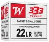 Winchester Target   Small Game  22 Long Rifle 36 Grain Rimfire Ammo - 333 Rounds