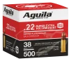 Aguila Super Extra  22 LR 38 Grain High Velocity Rimfire Ammo - 500 Rounds