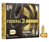 Federal Premium Gold Medal  45 ACP 185 Grain FMJ Semi-Wadcutter Handgun Ammo