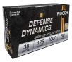 Fiocchi Shooting Dynamics  38 Special 125 Grain Semi-Jacketed HP Handgun Ammo