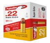 Aguila Super Extra High Velocity  22 LR 40 Grain Copper-Plated Solid Point Rimfire Ammo