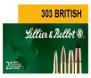 Sellier   Bellot  303 British 150 Grain Soft Point Centerfire Rifle Ammo