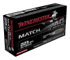 Winchester Match BTHP Centerfire  223 Remington 69 Grain Rifle Ammo