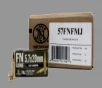 FN America Gunner  Target Ammunition  5 7X28MM  40 Grain  Full Metal Jacket  10- 50 Round Boxes  500 Round case 10700031