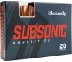 Hornady Subsonic  338 ARC  307 Grain  Sub-X  20 Round Box 82272