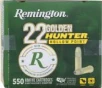 Remington Golden Hunter  22LR  40 Grain  Plated Hollow Point  550 Round Box R21253