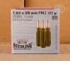 Sterling 7 62X39mm  123 Grain  Full Metal Jacket  Steel Cased  20 Round Box SRL8698779967284