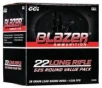 Blazer Ammunition Blazer  22LR  38 Grain  Lead Round Nose  525 Round Box 10022