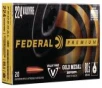 Federal Gold Medal  224 Valkyrie  80Gr  Berger  20 Round Box GM224VLKBH2