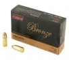 PMC Ammunition Bronze 9MM  115 Grain  Full Metal Jacket  50 Round Box 9A