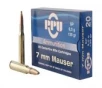 PPU 7mm Mauser SP 139gr 20rd