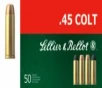 Sellier   Bellot Handgun 45 Colt Lead Flat Nose 250 GR 50 Round Box