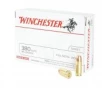 Winchester Ammunition USA  380ACP  95 Grain  Full Metal Jacket  50 Round Box Q4206