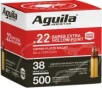 Aguila High Velocity 22 LR 38 gr Copper-Plated Solid Point 500 Bx  2000 Cs