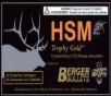 HSM Trophy Gold 6 5mmX55mm Boat Tail Hollow Point 140 GR 20Rds