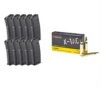 X-Tac 5 56 Nato 62gr Penetrator Fmj 1000rd Case With 10x Pmags - X-Tac 5 56 Nato 62gr Lap Green Tip 1000rd   Pmag 30rd 10pk