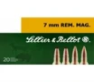 7mm Remington Magnum 173gr Spce Ammo - Rifle Ammo 7mm Rem Mag 173gr Semi-Jacketed Soft Point 20 Box