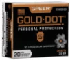 CCI Speer Gold Dot Personal Protection 25 ACP - 35 Grain HP - 900 FPS - 20 Rounds - 23602GD