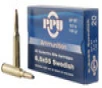 PPU Metric 6 5x55 Swedish - 139 Grain SPBT - 2450 FPS - 20 Rounds - PP6SWS