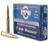 PPU Metric Rifle 7mm Mauser - 139 Grain SP - 2660 FPS - 20 Rounds - PP7