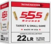 Winchester USA 22 LR - 36 Grain Copper Plated HP - 1280 FPS - 555 Rounds - 22LR555HP