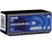 Federal 22 WMR 40 gr FMJ 50rd Box Rimfire Ammo