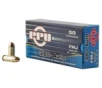 PPU 380 ACP 94 gr Full Metal Jacket Handgun Ammo