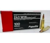 Aguila 243 Win 100 gr InterLock Boat Tail Soft Point 20 Per Box