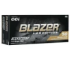 CCI 5205 Blazer Brass Handgun 30 Super Carry 115 gr Full Metal Jacket Flat Nose 50 Per Box  20 Case