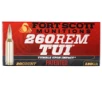 Fort Scott Munitions 260130SCV2 Tumble Upon Impact  TUI  260 Rem 130 gr Solid Copper Spun 20 Per Box