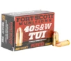 Fort Scott Munitions 400125SCV Tumble Upon Impact  TUI  40 S W 125 gr Solid Copper Spun 20 Per Box