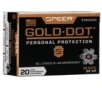 Speer Ammo 23602GD Gold Dot Personal Protection 25 ACP 35 gr Hollow Point  HP  20 Bx