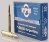 PPU Metric Rifle 7 65x53mm Argentine 180 gr Soft Point Boat Tail - PP7AS