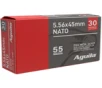 Aguila Full Metal Jacket Cartridge  Brass 55gr 30 Box 5 56 NATO - 1E556155