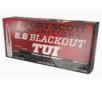 Fort Scott Munitions Tumble Upon Impact  TUI  Rifle Ammo  135gr 20 Per Box 10 Case 8 6 Blackout - 86BLK235SCV1