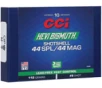 CCI Pest Control HEVI-Bismuth Ammo  Varmint 112 grain 10 Per Box 20 Case 44 Special 44 Rem Mag - 3744B