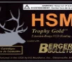 HSM 3006185VL Trophy Gold 30-06 Springfield 185 gr Match Hunting Very Low Drag Rifle Ammo     20 Rounds