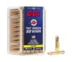 CCI  22 WMR 30gr TNT Green HP Ammo Rimfire Ammo     50 Rounds