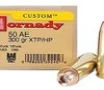 Hornady 9245 Custom 50 AE 300 gr XTP Hollow Point Handgun Ammo     20 Rounds