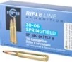 PPU PP30063 Standard Rifle 30-06 Springfield 180 gr Soft Point  SP  Rifle Ammo     20 Rounds