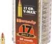 Hornady Varmint Express 17 Hornady Mach 2 17 Grain V-Max Rimfire Ammo     50 Rounds